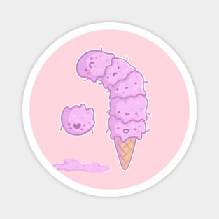 Super Cute Ice Cream Disaster Magnet